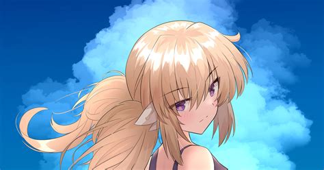 #閃乱カグラ スク水 華風流ちゃん - 萬屋のイラスト - pixiv