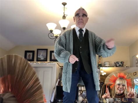 Watch Robert Fripp "as you have never seen him before", dancing on the