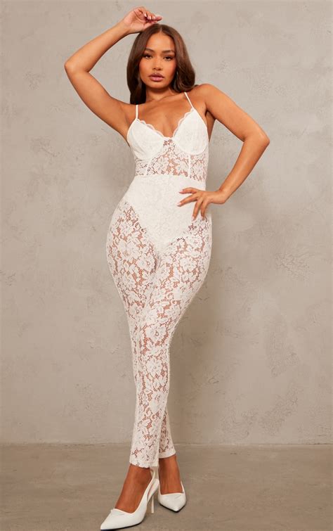 Petite White Jumpsuit | PrettyLittleThing USA