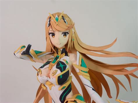 Xenoblade 2 Mythra, Papercraft Figure, Digital, PDF Template, DIY, A4, 1:6 Figure - Etsy