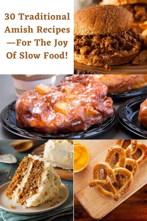 30 Traditional Amish Recipes—For The Joy Of Slow Food!