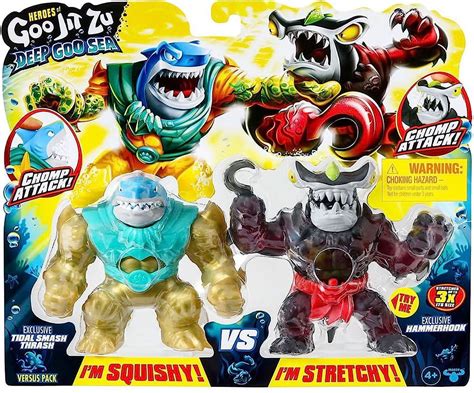 Heroes of Goo Jit Zu Brand New Squishy Toys: Tidal Smash Thrash VS
