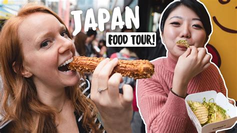 JAPANESE STREET FOOD TOUR With CupofTJ!! (Harajuku - Tokyo, Japan