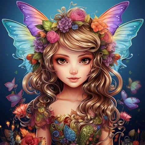 Premium AI Image | Magic forest fairy fantasy magical creatures ideal ...
