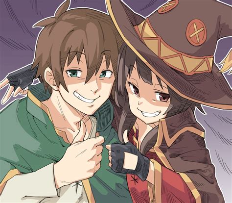 Smug Kazuma and Megumin : Konosuba