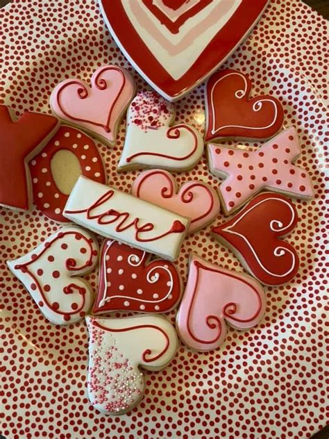 Valentine Heart Cookies