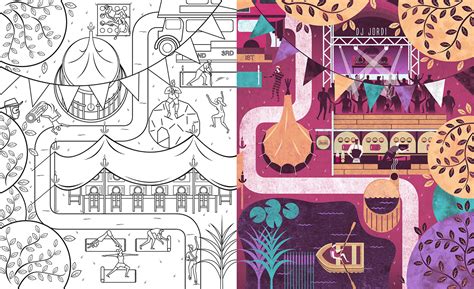 Amelia's Colourful Colouring Companion on Behance