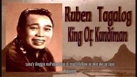 kundiman ikaw ay akin  ruben tagalog youtube