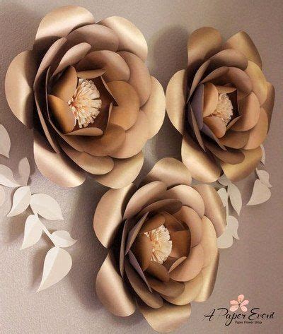 Как делать большие цветы из бумаги | Flor de paper, Flores de papel de ...