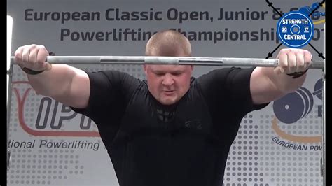 Nakonechnyy Pavlo - 1010.5 kg @ 21 y/o - EPF Classic Championships 2018 ...
