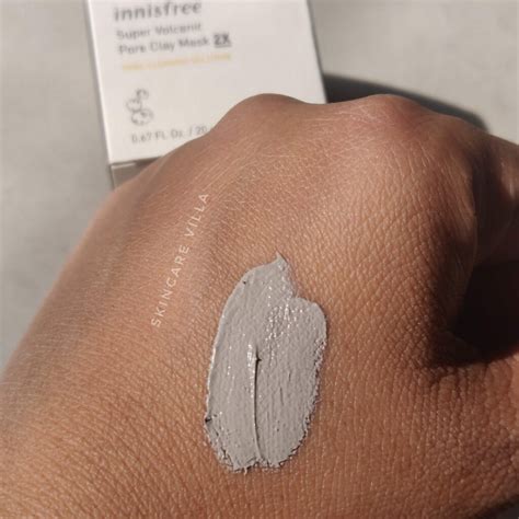 Innisfree Super Volcanic Pore Clay Mask 2X Review - Skincare Villa