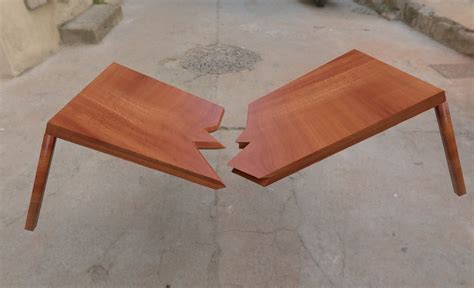 broken wooden table   model cgtrader