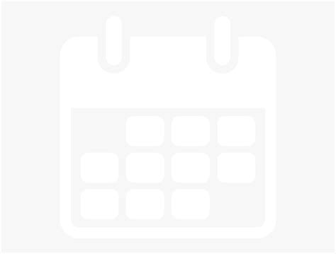 Transparent White Calendar Icon Png - Black-and-white, Png Download