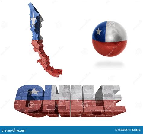 Chile Symbols stock illustration. Illustration of banner - 96632547