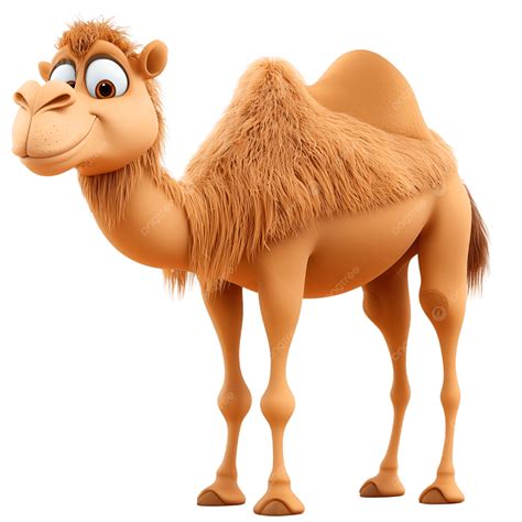 Camel With Two Humps Standing In A Desert Setting, Camel, Two, Humps