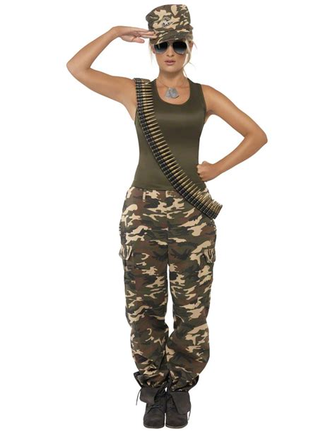 Disfraz de militar para mujer