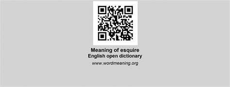 ESQUIRE - English open dictionary