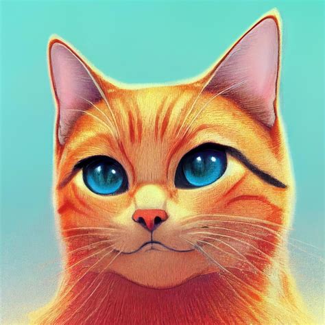 Premium Photo | Cute orange cat portrait