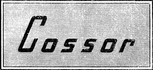 Cossor Manuals | HiFi Engine