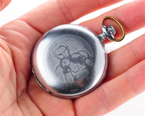 1980 Olympic mechanical Molnija with boxer – SovietWatchStore.com