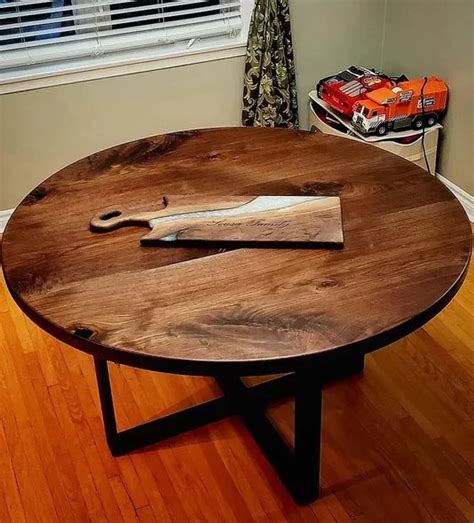 Round Solid Wood Table