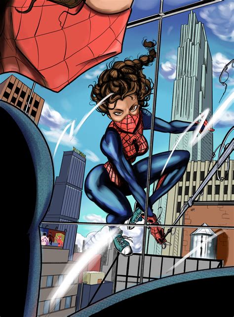 Spider-Woman: Rio Morales (Color) by QuantumArcanum on DeviantArt