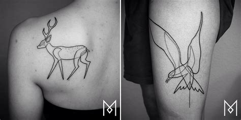 Minimalist Single Line Tattoos By Iranian-German Artist » Design You ...