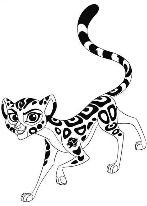 Kids-n-fun.com | Coloring page Lion guard fuli 2