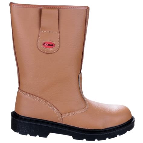 Centek FS334 Tan Safety Rigger Boots