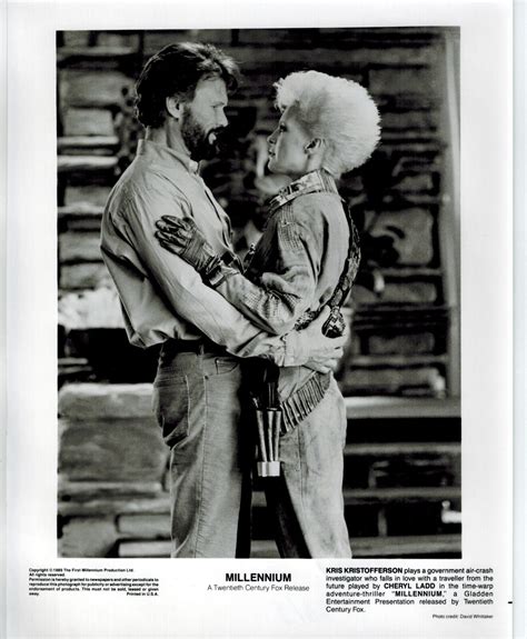MILLENNIUM Kristofferson Cheryl Ladd 1989 ORIGINAL 8x10 Movie Promo