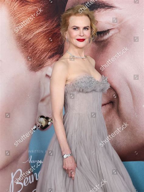 Actress Nicole Kidman Wearing Armani Prive Editorial Stock Photo ...