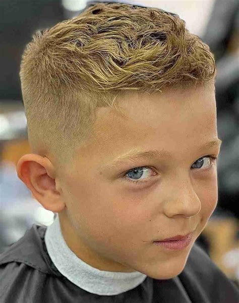 Boys Haircuts: Textured Crew Cut | Short hair for boys, Little boy ...