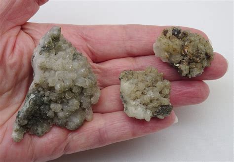Francolite on Quartz, Fowey Consols, Cornwall - Showpiece Antiques