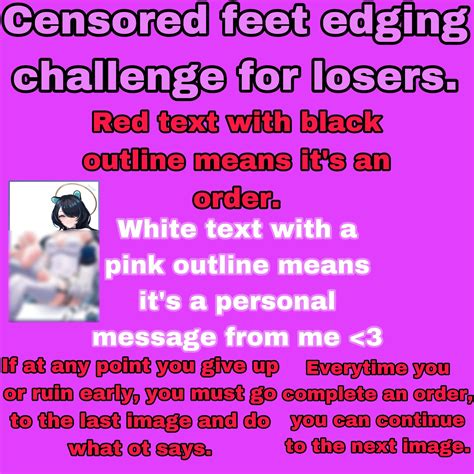 Censored feet edging challenge for losers : r/HentaiCensore