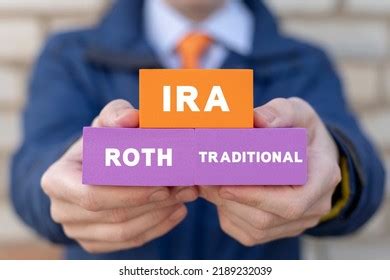 Ira Individual Retirement Account Concept Choice Stock Photo 2189232039 ...