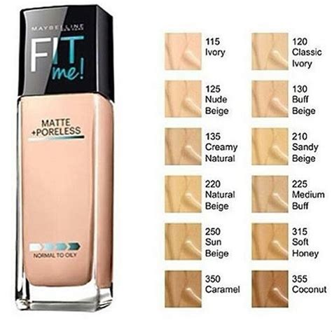 Jual Maybelline Fit Me Matte + Poreless Foundation 30ml di lapak Maple ...