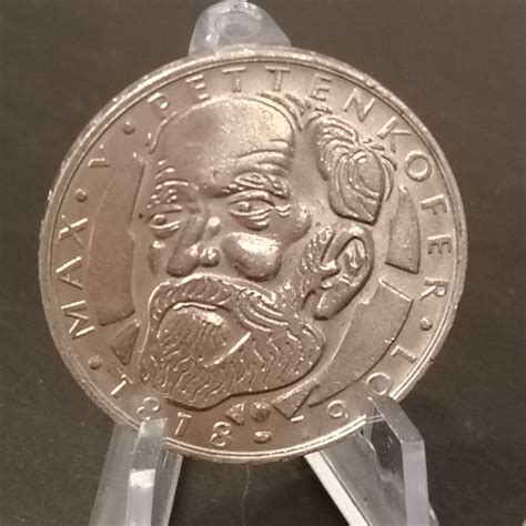 Монета 5 марок (mark) Германия 1968 год "150 лет со дня рождения Макса ...