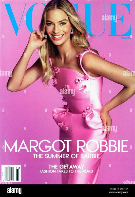 Vogue Magazine Cover Summer 2023 Issue featuring Margot Robbie as star ...