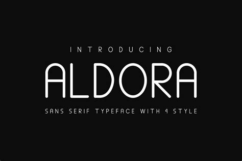 Download ALDORA font | fontsme.com