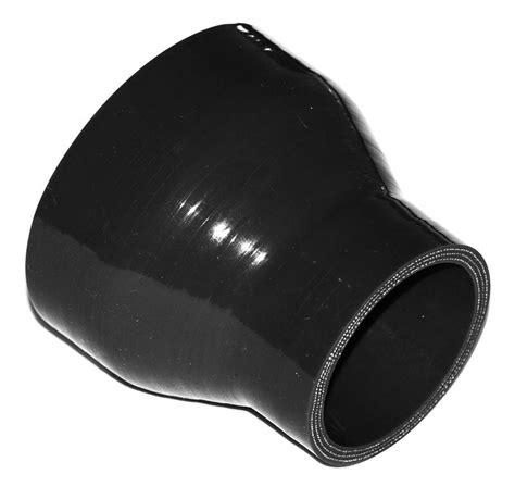 76mm to 57mm ID (3-2.25") Straight Reducer Silicone Hose - Black/Blue