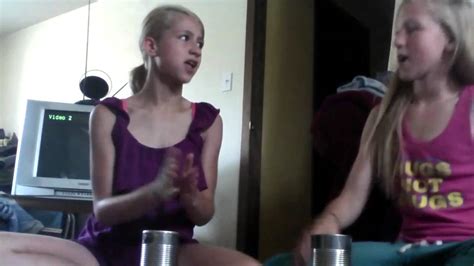 Girls Mess up on cup song oops - YouTube