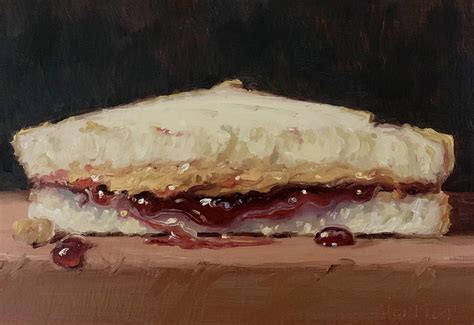 peanut butter  jelly sandwich drawing