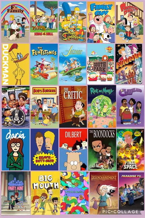 Adult Animation Show: You can only pick 3 or 4? : r/sitcoms