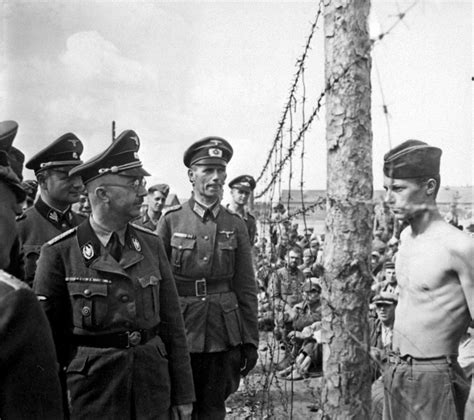 The Defiance: Himmler and a prisoner locked in a staring contest, 1941 ...