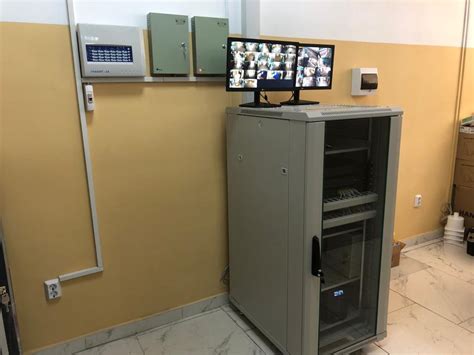 Сборка серверного шкафа для видонаблюдения