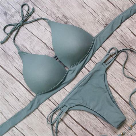 Купить Купальники бикини кирпичный, 4 цвета., цена 625 грн — Prom.ua ...