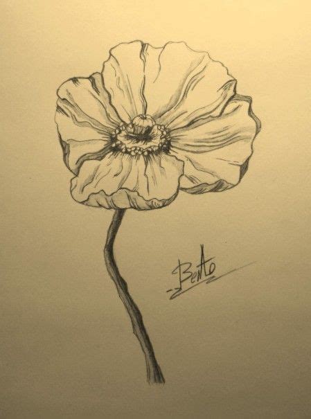 Мак,рисунок карандашом, art | Tatuaggi