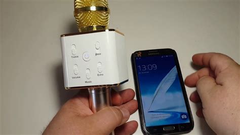 Bluetooth микрофон для караоке Q7 Блютуз микро + ЧЕХОЛ Черный - Aveopt ...