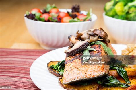 Salmon Superfood Dinner High-Res Stock Photo - Getty Images