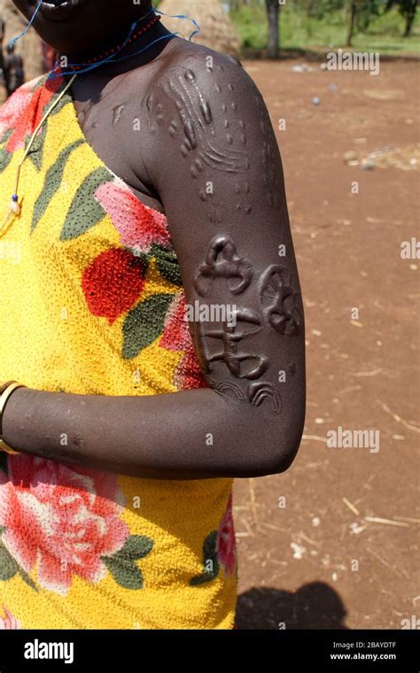 Tribal scar hi-res stock photography and images - Alamy